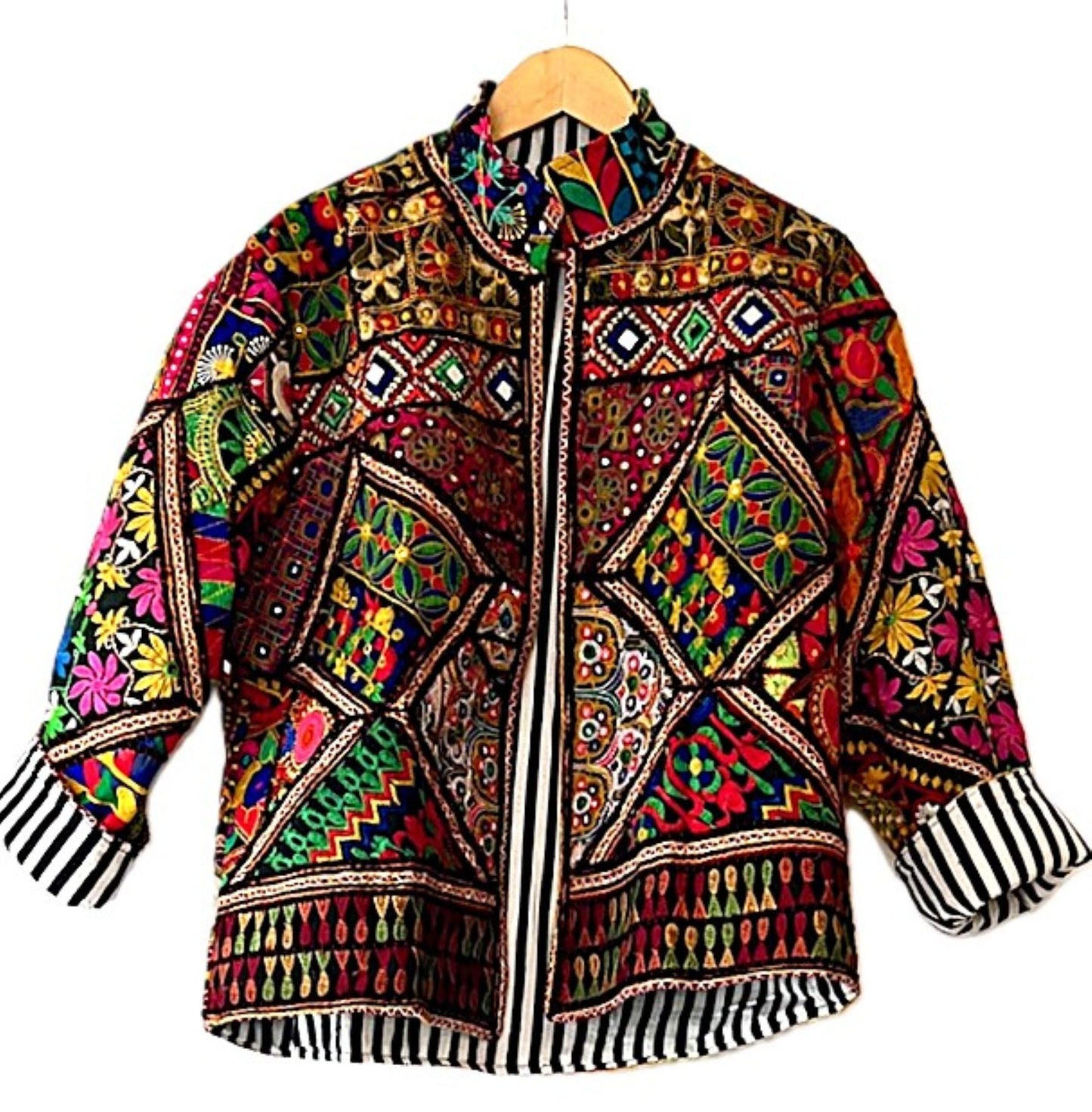 Specialty Collection: Impressive Short Jacket Fully Embroidered And Embellished.
