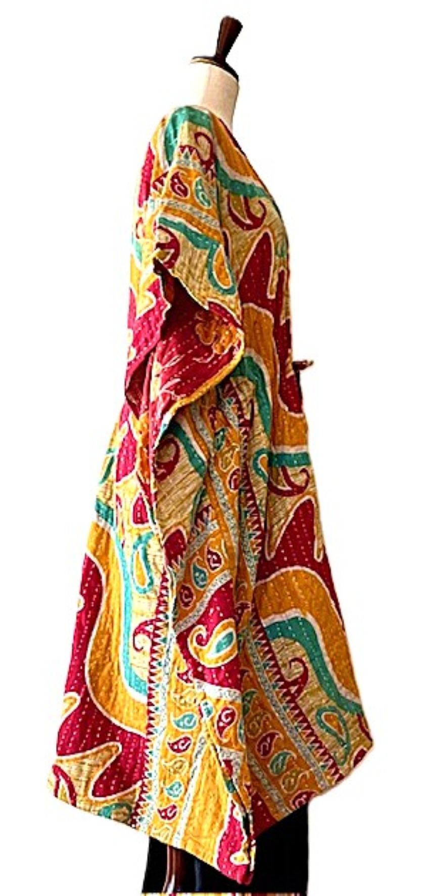 Caftan, The Perfect Lounger For Home and Resort (Yellow Red)