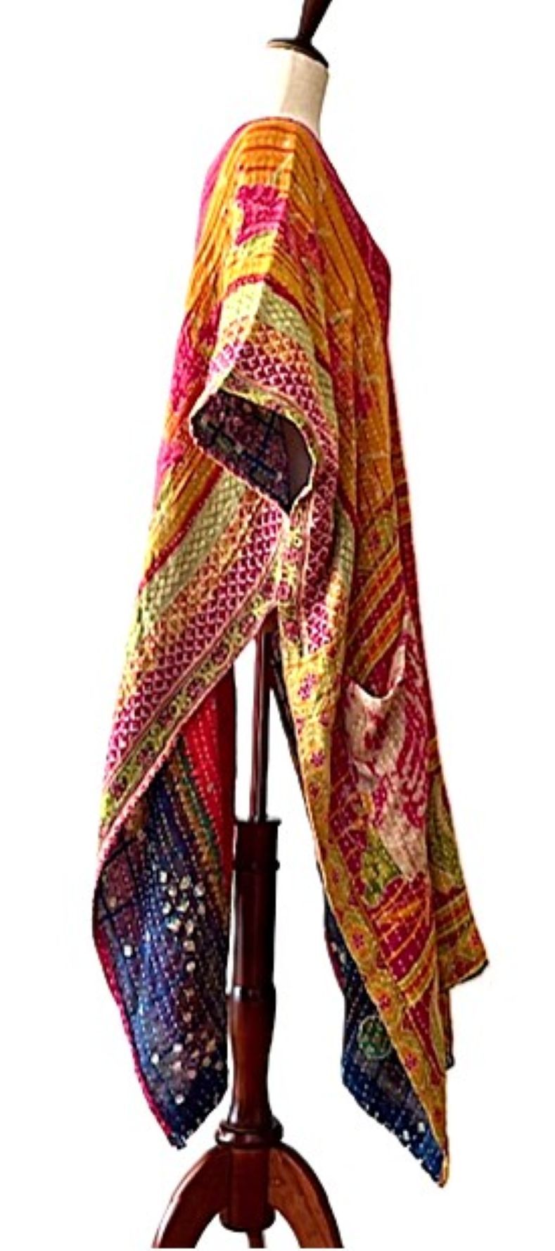 Kantha Bae Good Luck Tunic (Fuschia Orange)