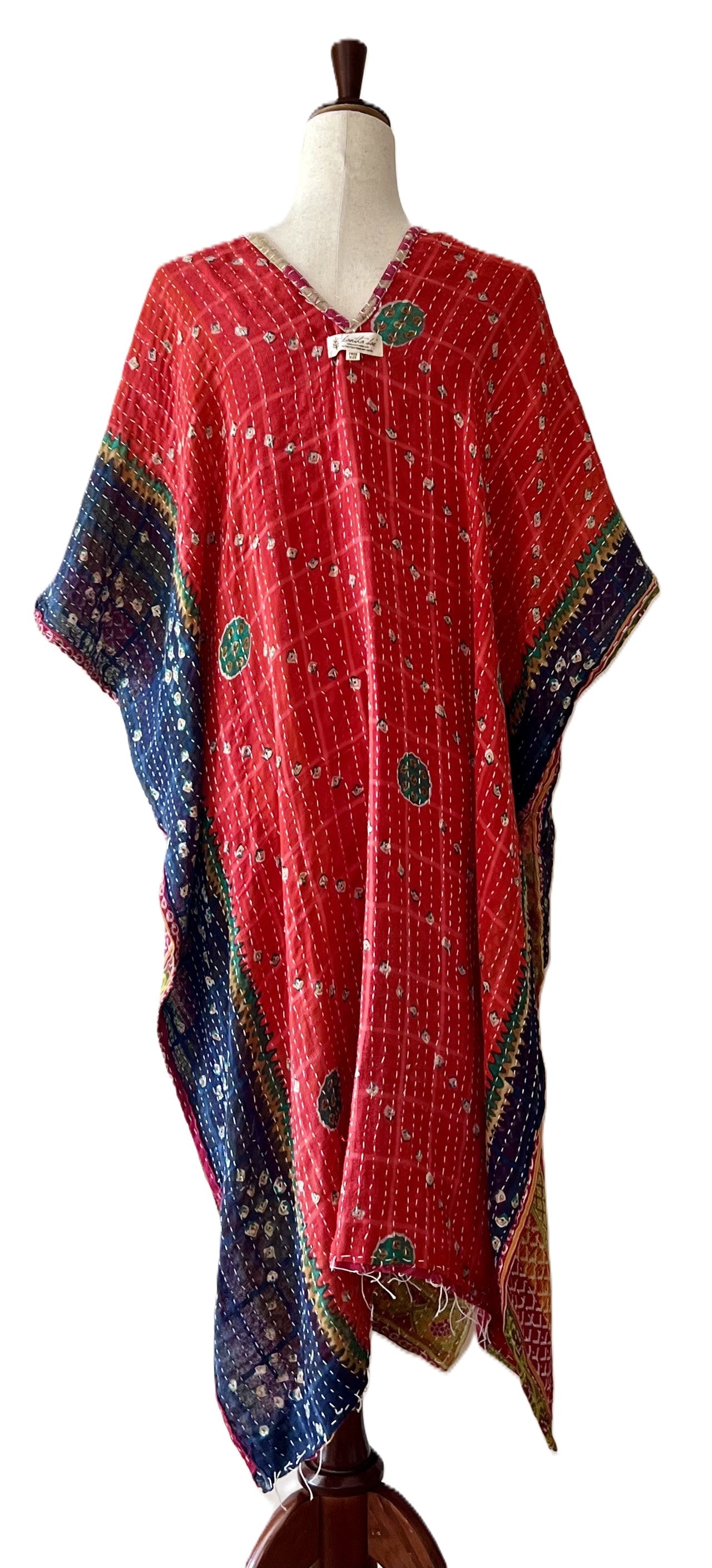 Kantha Bae Good Luck Tunic (Olive Orange)