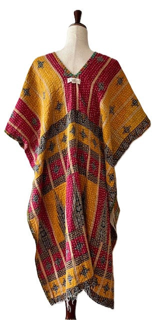 Kantha Bae Good Luck Tunic (Fuschia Orange)