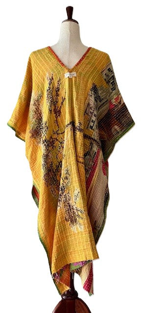 Kantha Bae Good Luck Tunic (Pink Green)