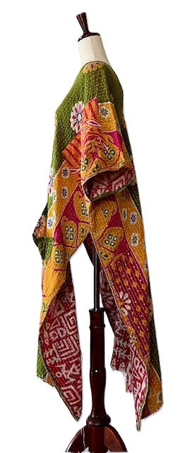 Kantha Bae Good Luck Tunic (Olive Floral)