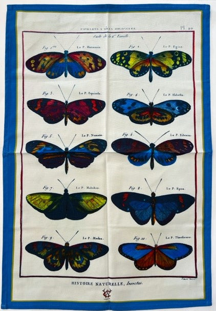 Luxury Antique Tea Towels from UK. Great Gift. (2 to a set) 7 Different Prints