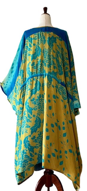 Kantha Bae Sacred Split Silk Tunic is Magical (Yellow)