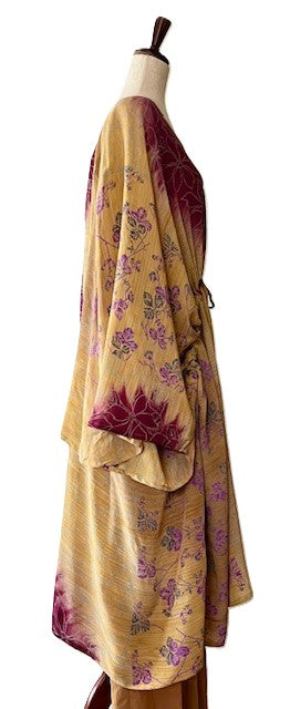 Kantha Bae Sacred Split Silk Tunic is Magical (Beige)