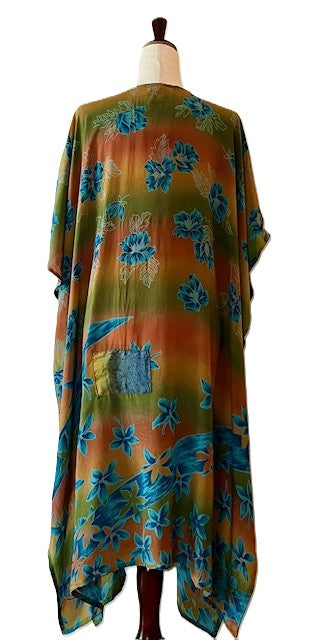 Kantha Bae Silk Solstice Kimono, The Perfect Overwear Layer (Desert)