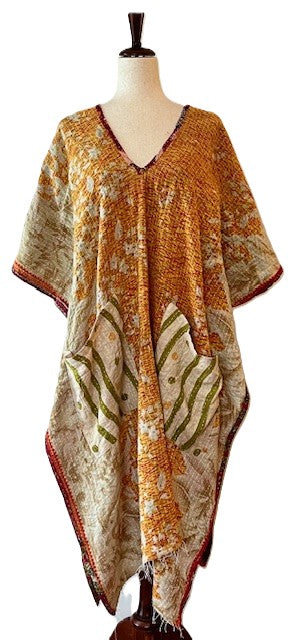 Kantha Bae Good Luck Tunic (Multi Olive)