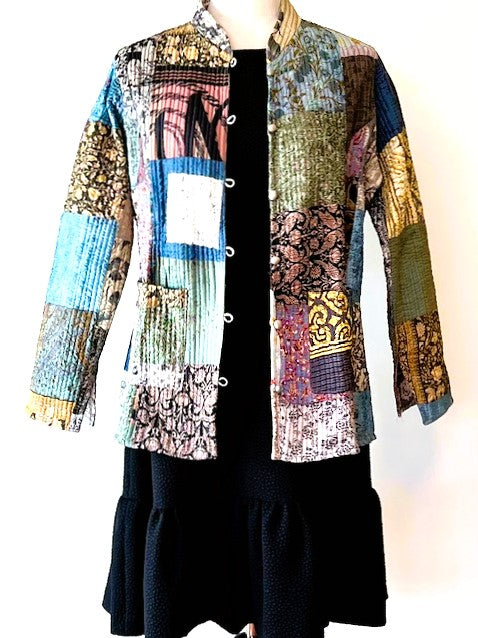 Stunning Fully Reversible Quilted Patchwork Jacket Is Seasonless