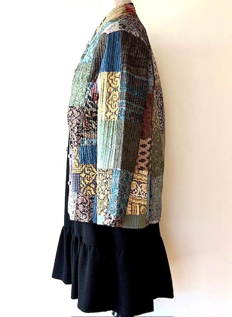 Stunning Fully Reversible Quilted Patchwork Jacket Is Seasonless