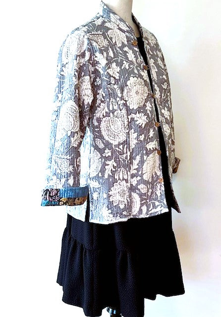 Stunning Fully Reversible Quilted Patchwork Jacket Is Seasonless