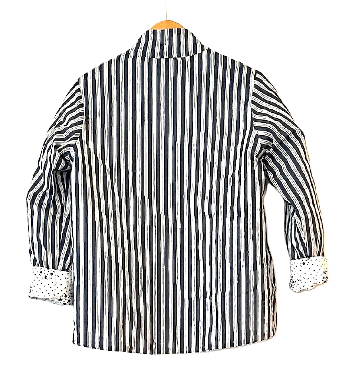 Fully Reversible Luxe Cotton Quilted Jacket. Best Seller. (Abstract Print)