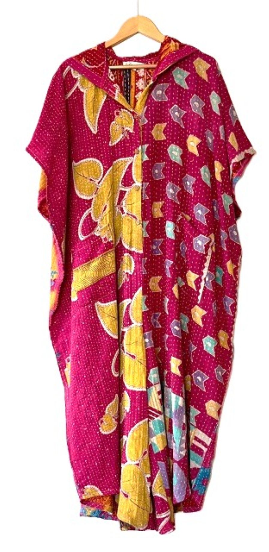 Kantha Bae Peacemaker Jumpsuit is Playful (Maroon)