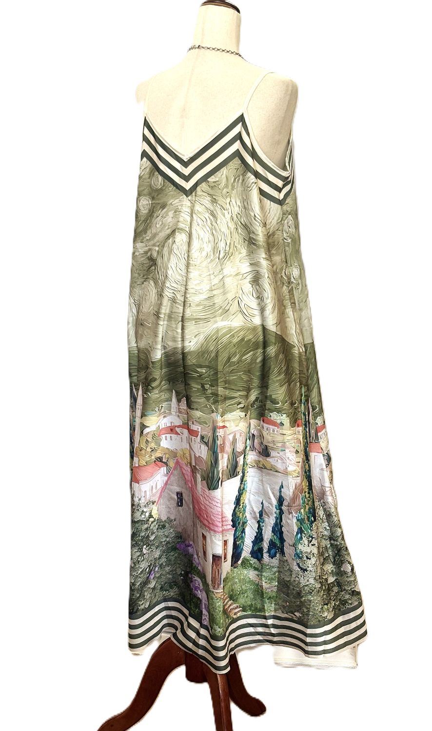 Dresses: Tuscan Villages Maxi Dress (Olive)
