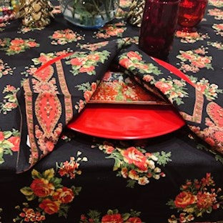 April Cornell's Signature Print Tablecloth Is Memorable For The Season