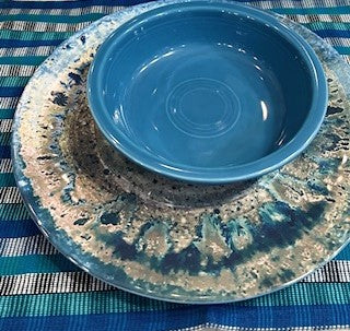 Artisan Hand Woven Guatemalan Cuadritos Placemats -Sold in Sets. Bestseller