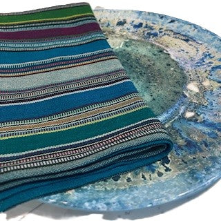 Artisan Hand Woven Guatemalan Cuadritos Placemats -Sold in Sets. Bestseller
