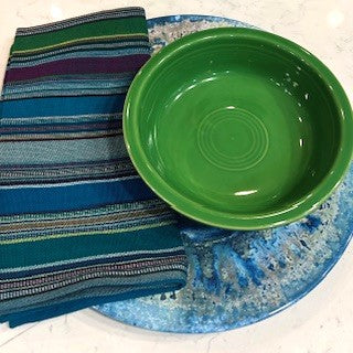 Artisan Hand Woven Guatemalan Cuadritos Placemats -Sold in Sets. Bestseller