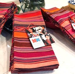 Artisan Hand Woven Guatemalan Cuadritos Placemats -Sold in Sets. Bestseller