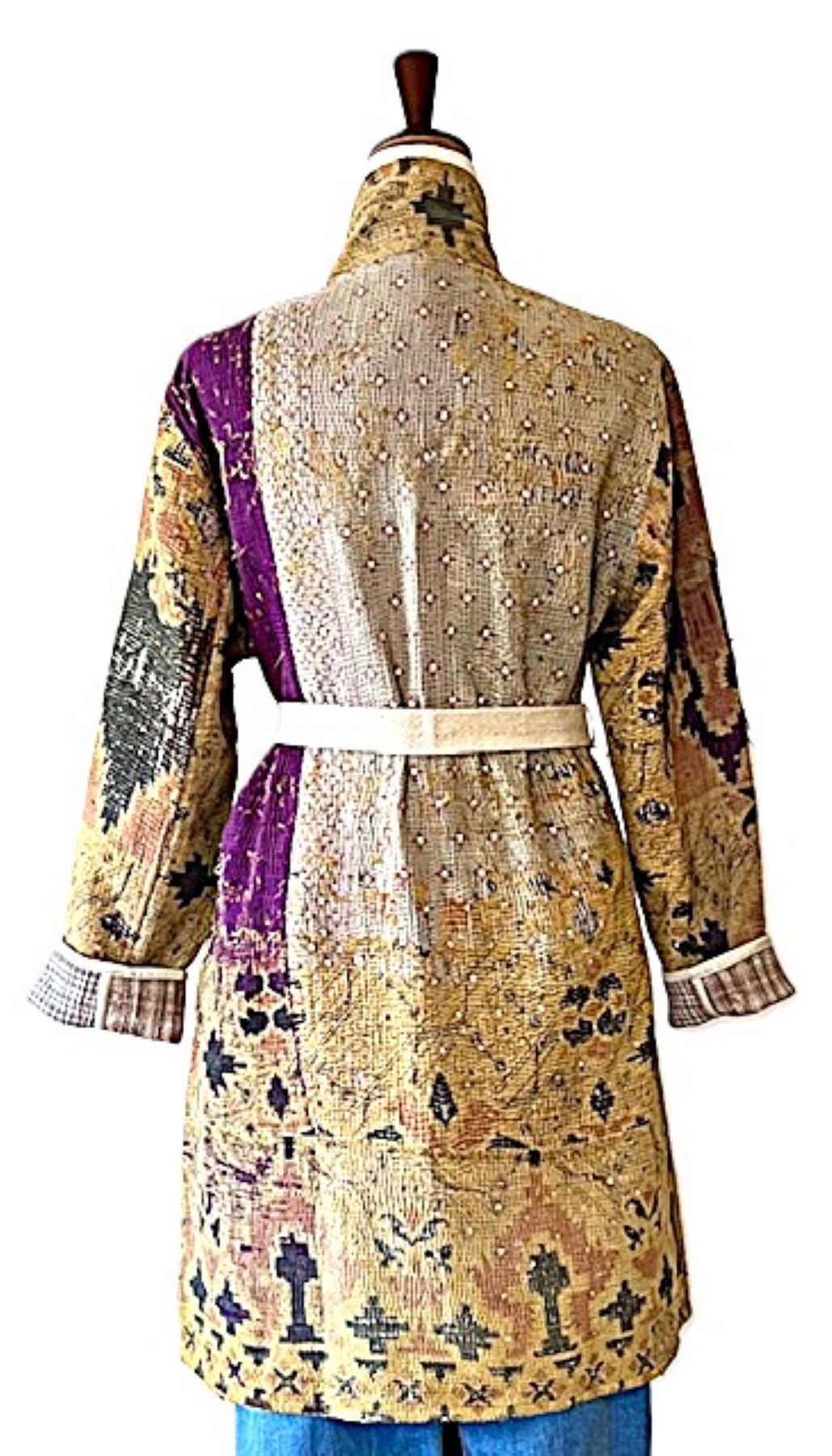 Specialty Collection: Unique Bohemian Outerwear Patchwork, Hand Embroidered. Exceptional. (Copy)