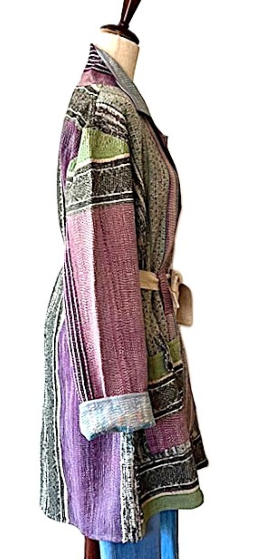 Specialty Collection: Unique Bohemian Outerwear Patchwork, Hand Embroidered. Exceptional.