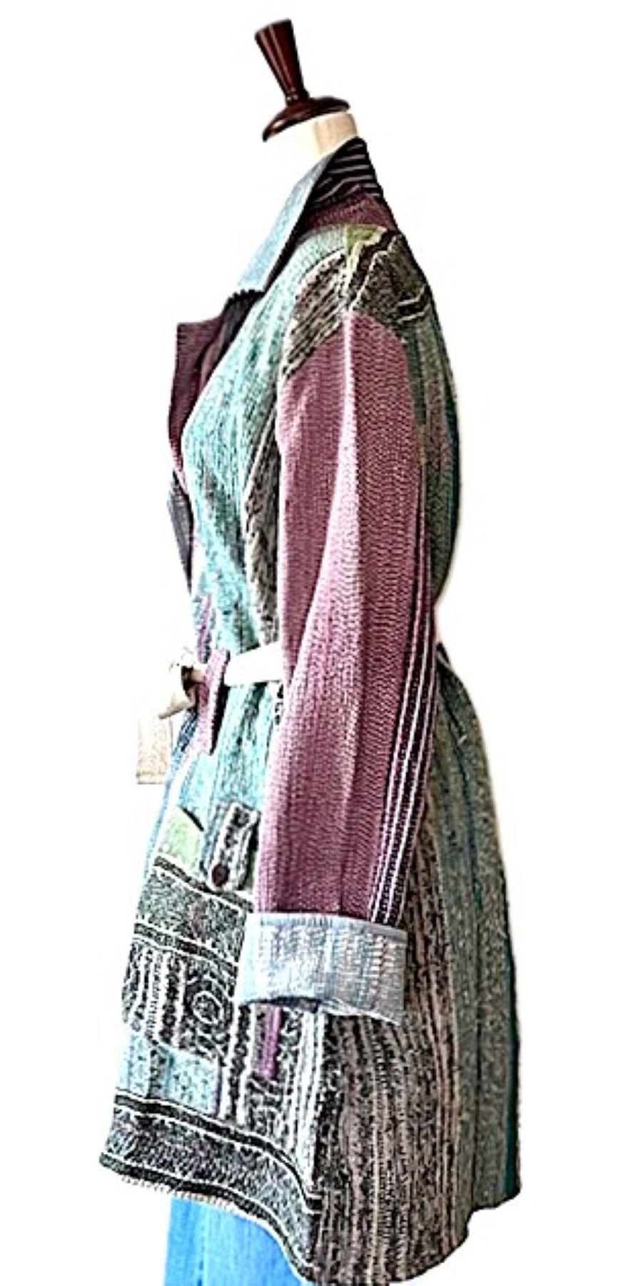 Specialty Collection: Unique Bohemian Outerwear Patchwork, Hand Embroidered. Exceptional.