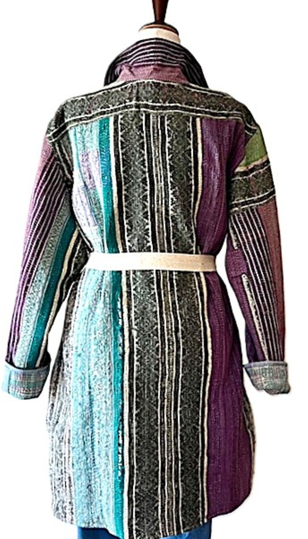 Specialty Collection: Unique Bohemian Outerwear Patchwork, Hand Embroidered. Exceptional.