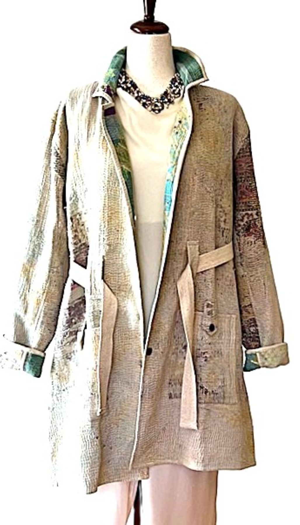 Specialty Collection: Unique Bohemian Outerwear Patchwork, Hand Embroidered. Exceptional.