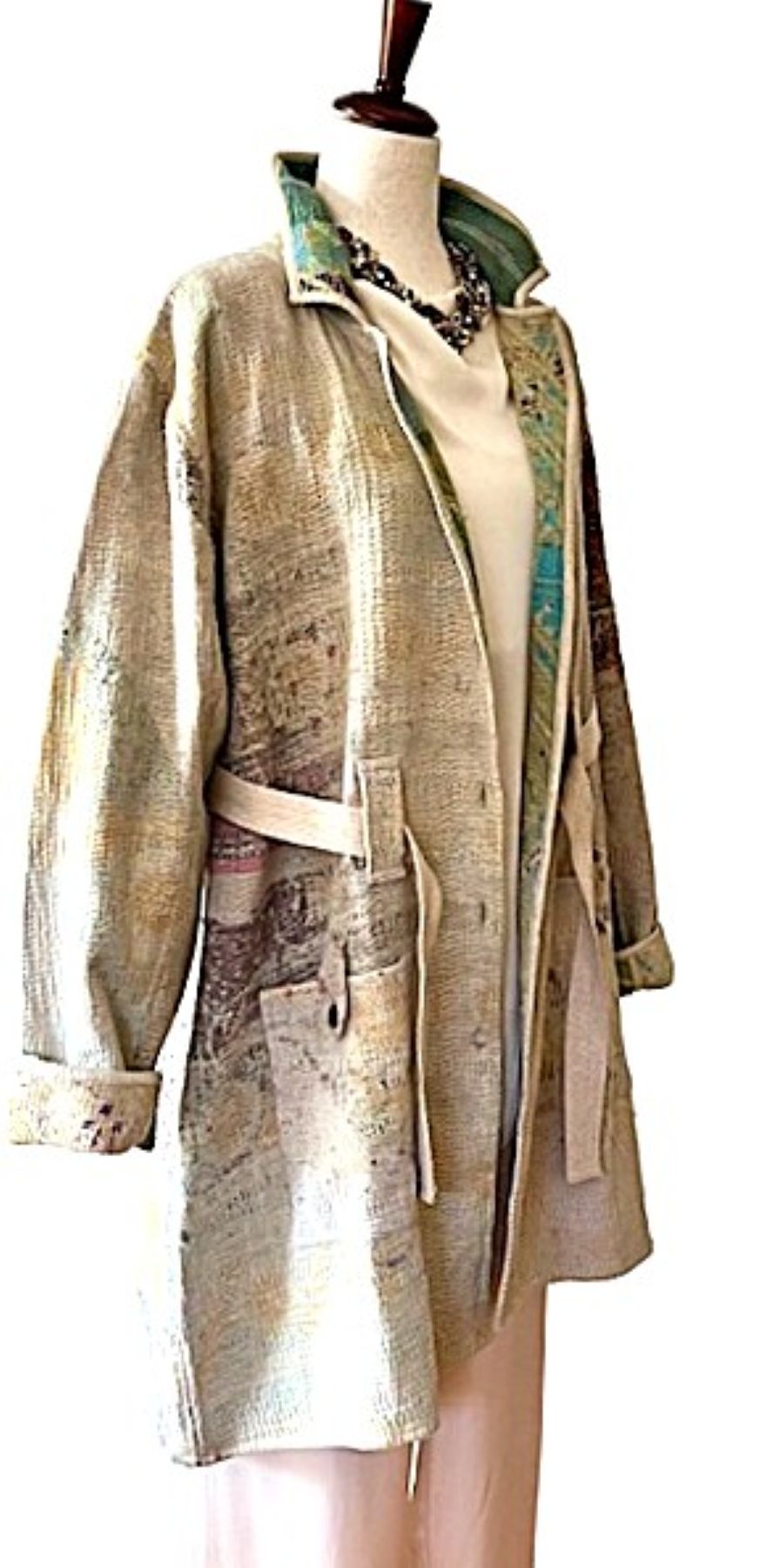 Specialty Collection: Unique Bohemian Outerwear Patchwork, Hand Embroidered. Exceptional.