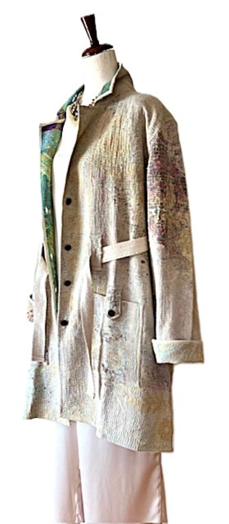 Specialty Collection: Unique Bohemian Outerwear Patchwork, Hand Embroidered. Exceptional.