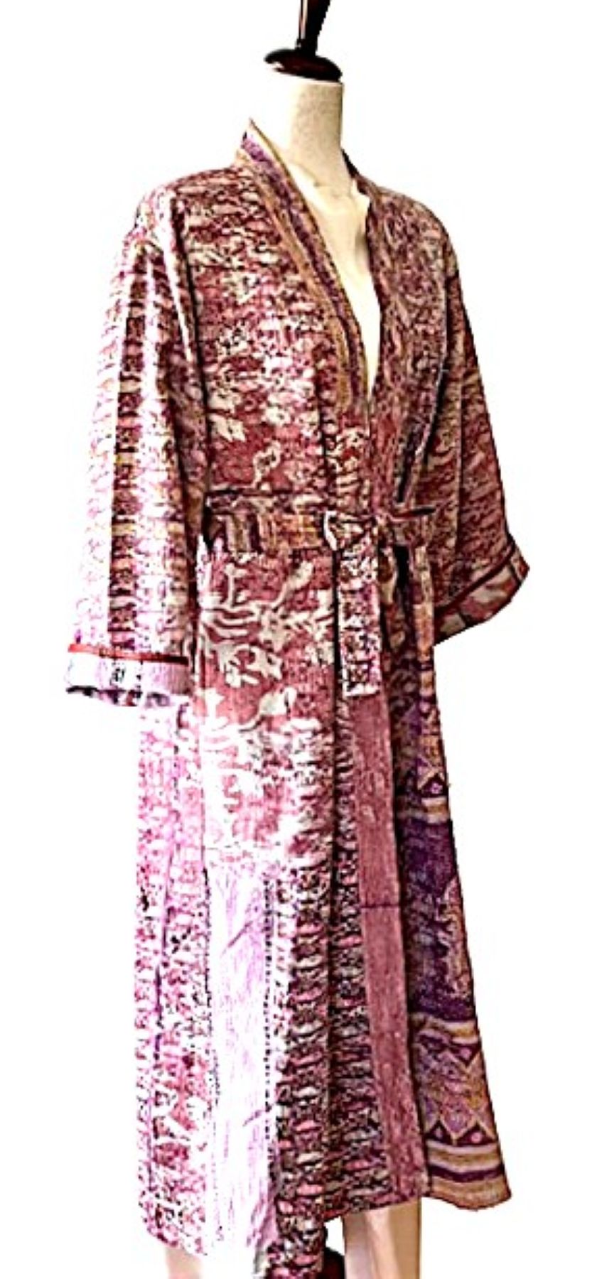 Specialty Collection: Unique Bohemian Outerwear Kimono. Hand Embroidered. Exceptional.