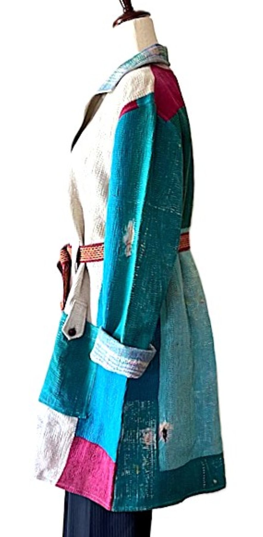Specialty Collection: Unique Bohemian Outerwear Patchwork (Colorblock)