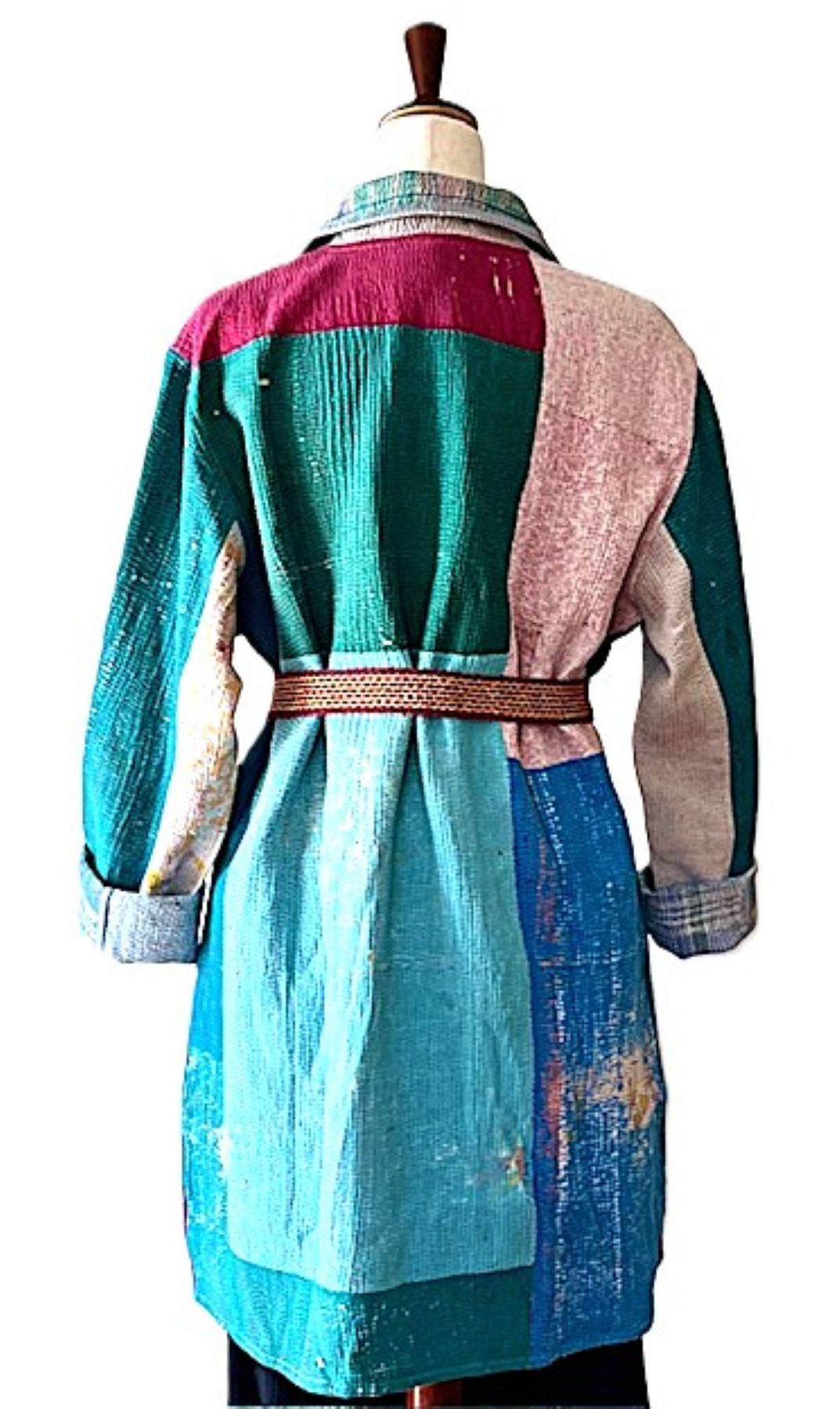 Specialty Collection: Unique Bohemian Outerwear Patchwork (Colorblock)