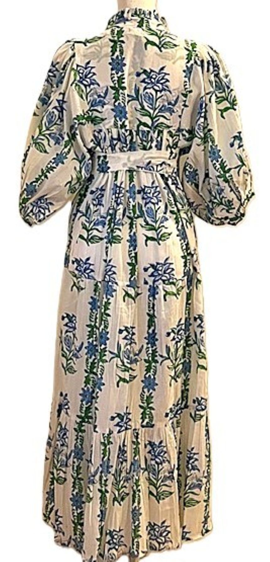 Blooming Garden Foral Maxi Dress Is Impressive. Designer Extras.