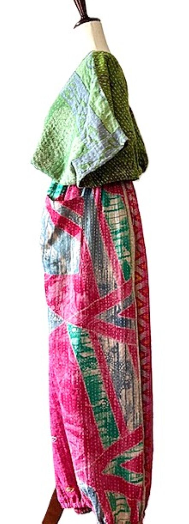 Kantha Bae Cool Kantha Cotton Joggers. Best Seller (Fuschia)