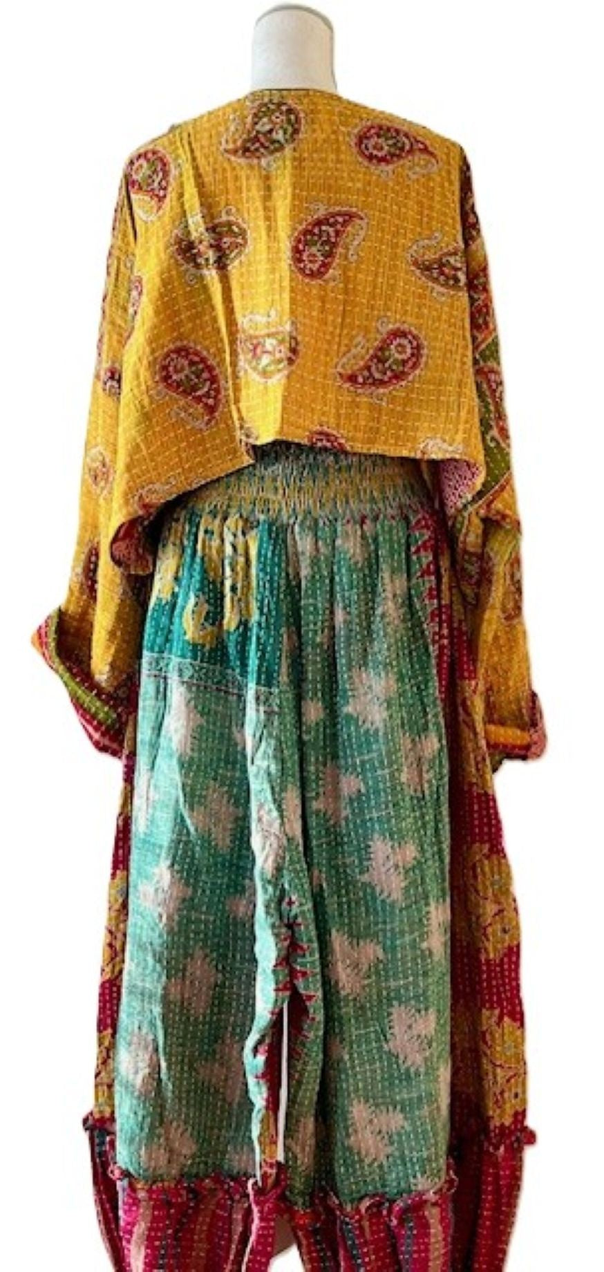 Kantha Bae Abundance Crop Top is Sassy, Mustard