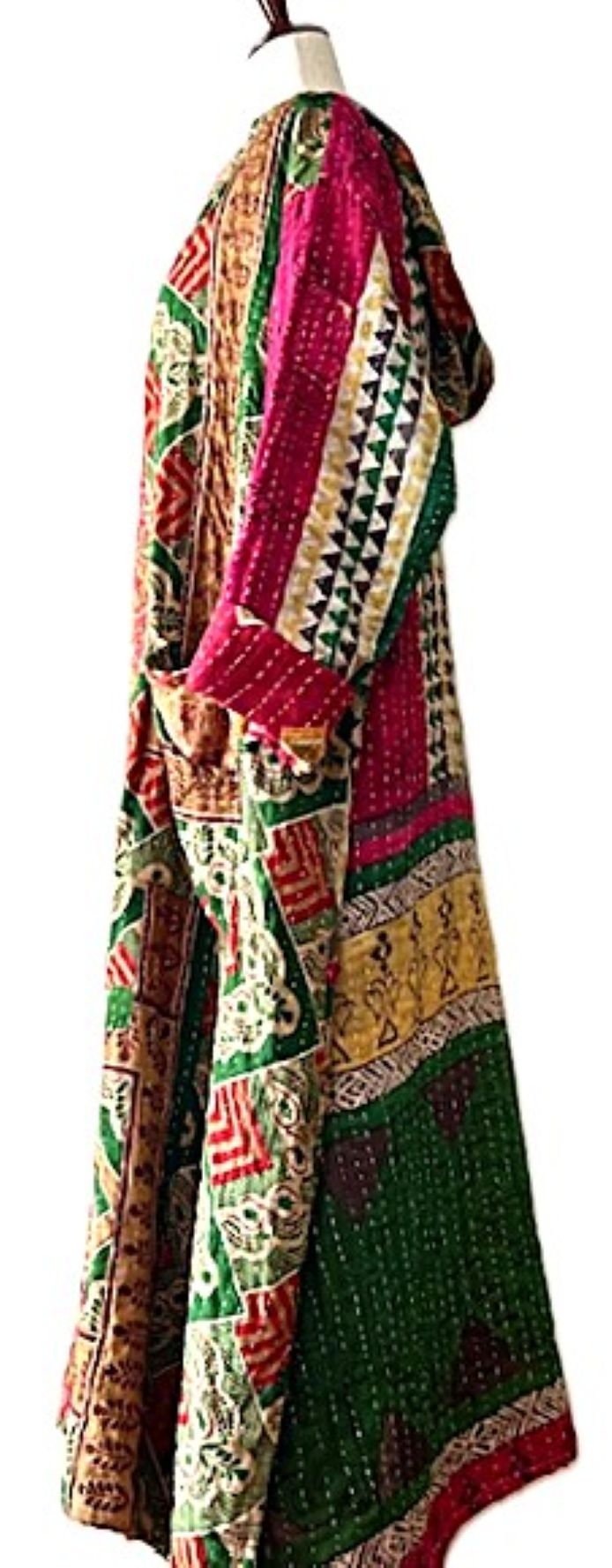 Kantha Bae's NEW Koverlet Rising Sun Coat. It's A Beauty (Olive)