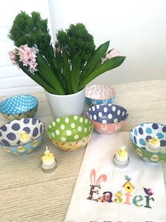 Easter Bowls In Assorted Holiday Characters. Festive and Fun