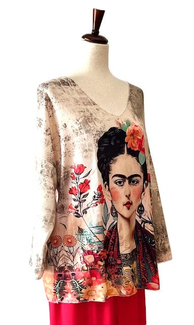 New Italian Cozy Sweater, Beige Frida