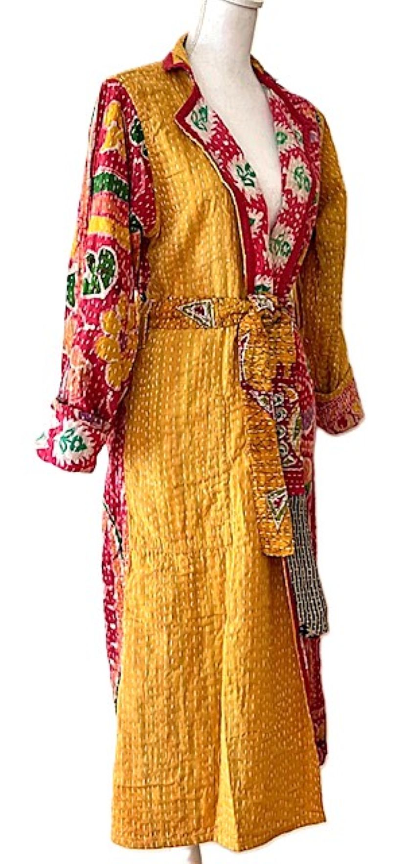 Specialty Collection: Gorgeous Patchwork Vintage Handmade Jacket Fully Reversible.