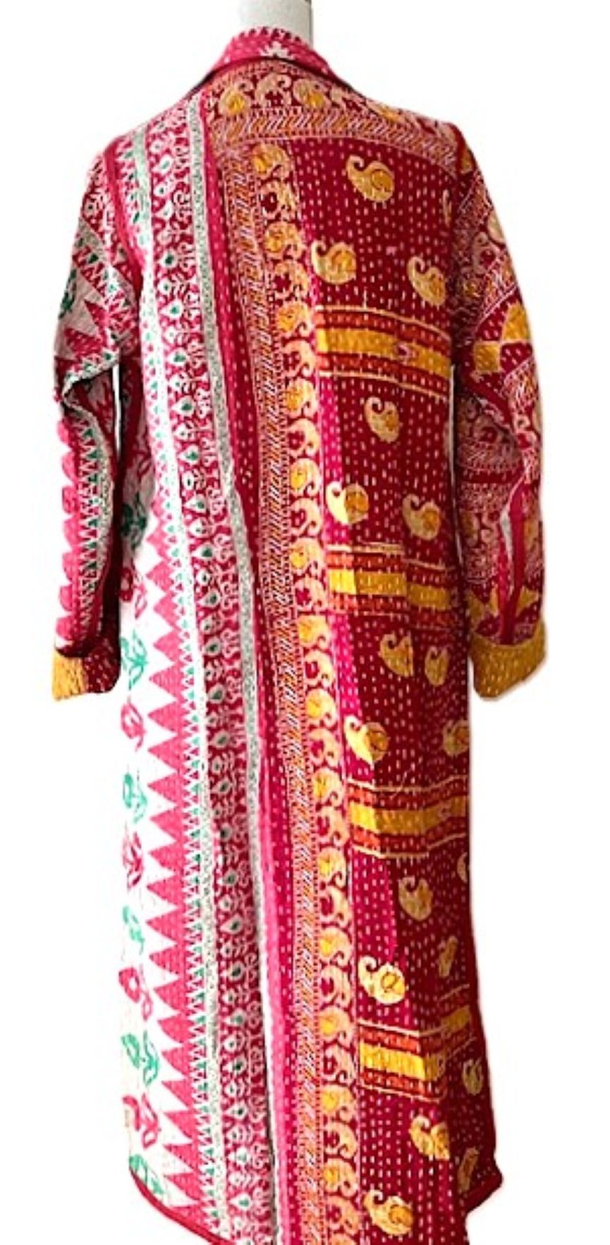 Specialty Collection: Gorgeous Patchwork Vintage Handmade Jacket Fully Reversible.