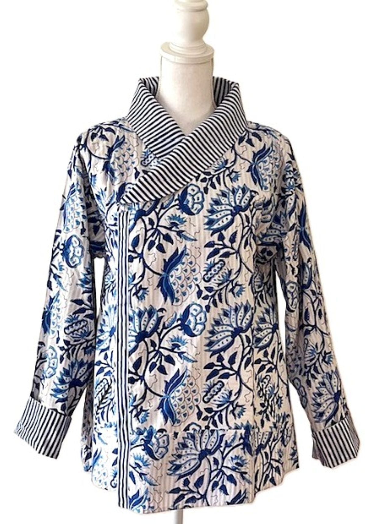 New Style: Fashionable Designer Floral Cotton Jacket. 2 Prints Available