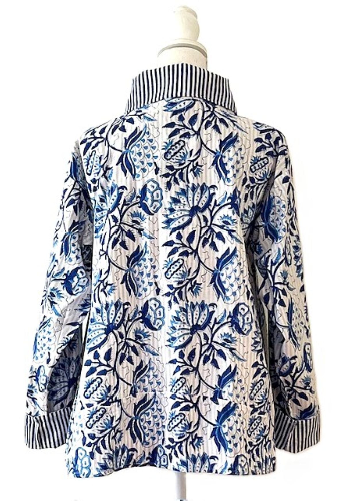 New Style: Fashionable Designer Floral Cotton Jacket. 2 Prints Available