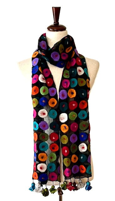Scarf: Not your Ordinary Polka Dot Scarf, Multi-color