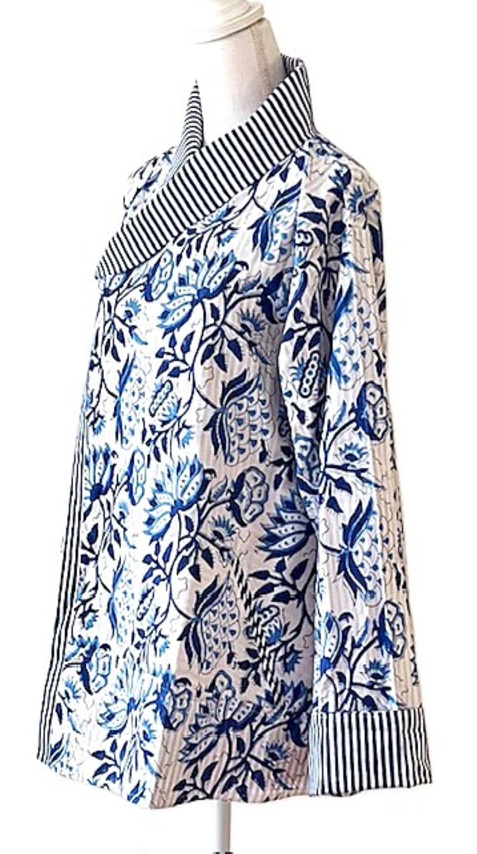 New Style: Fashionable Designer Floral Cotton Jacket. 2 Prints Available