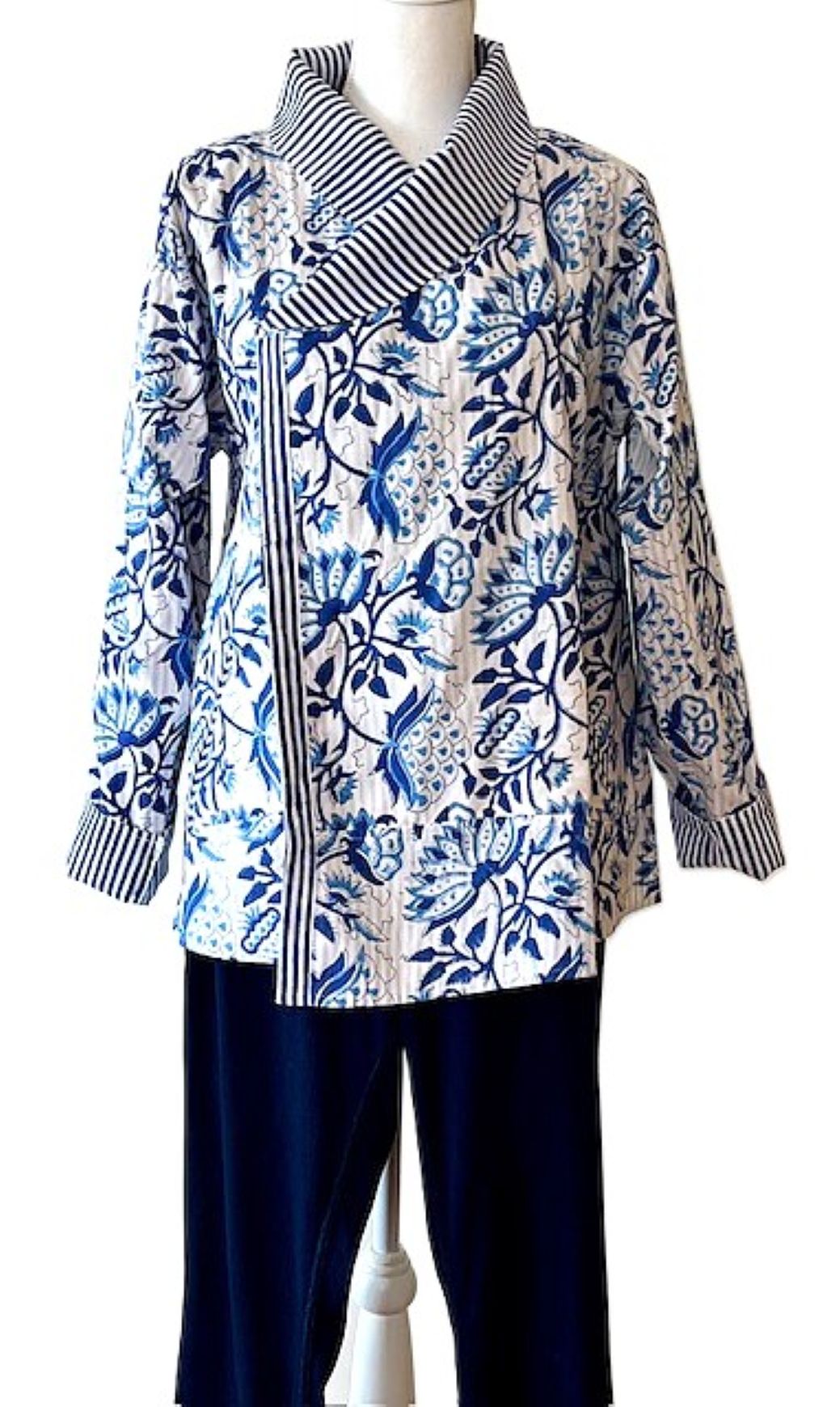 New Style: Fashionable Designer Floral Cotton Jacket. 2 Prints Available