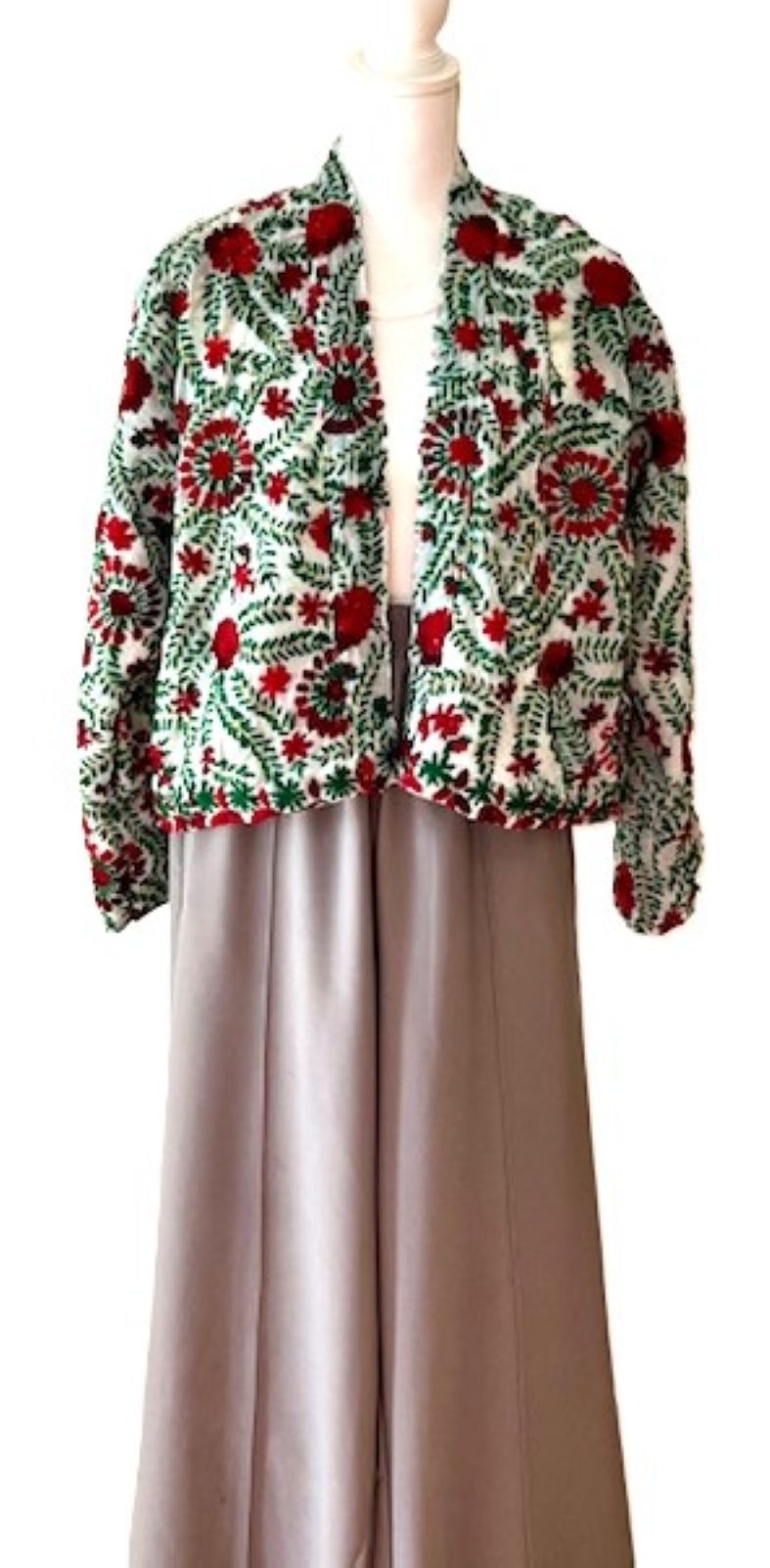Embroidered Stylish Designer Jackets: Fresh For The New Season. (Navy or Green)