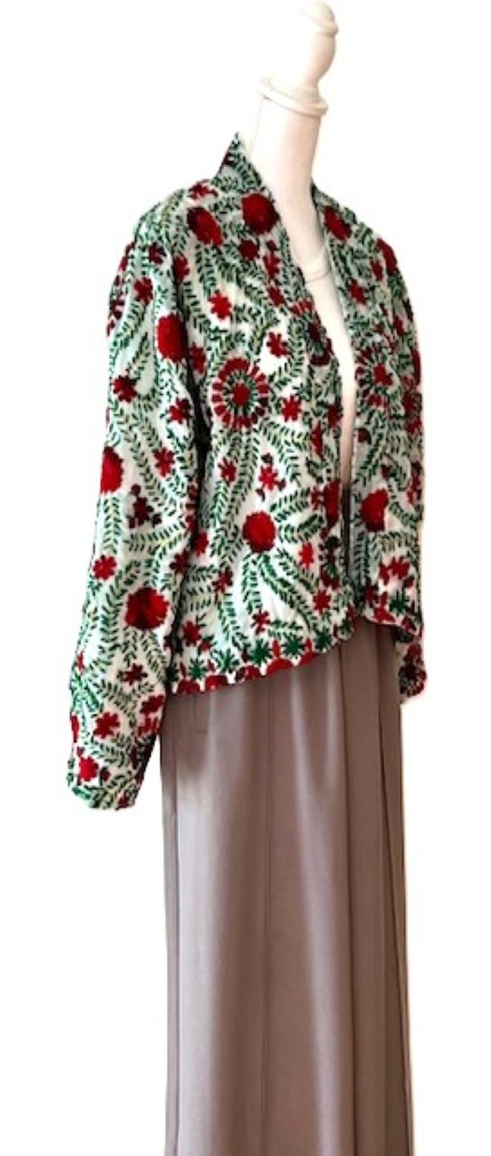 Embroidered Stylish Designer Jackets: Fresh For The New Season. (Navy or Green)