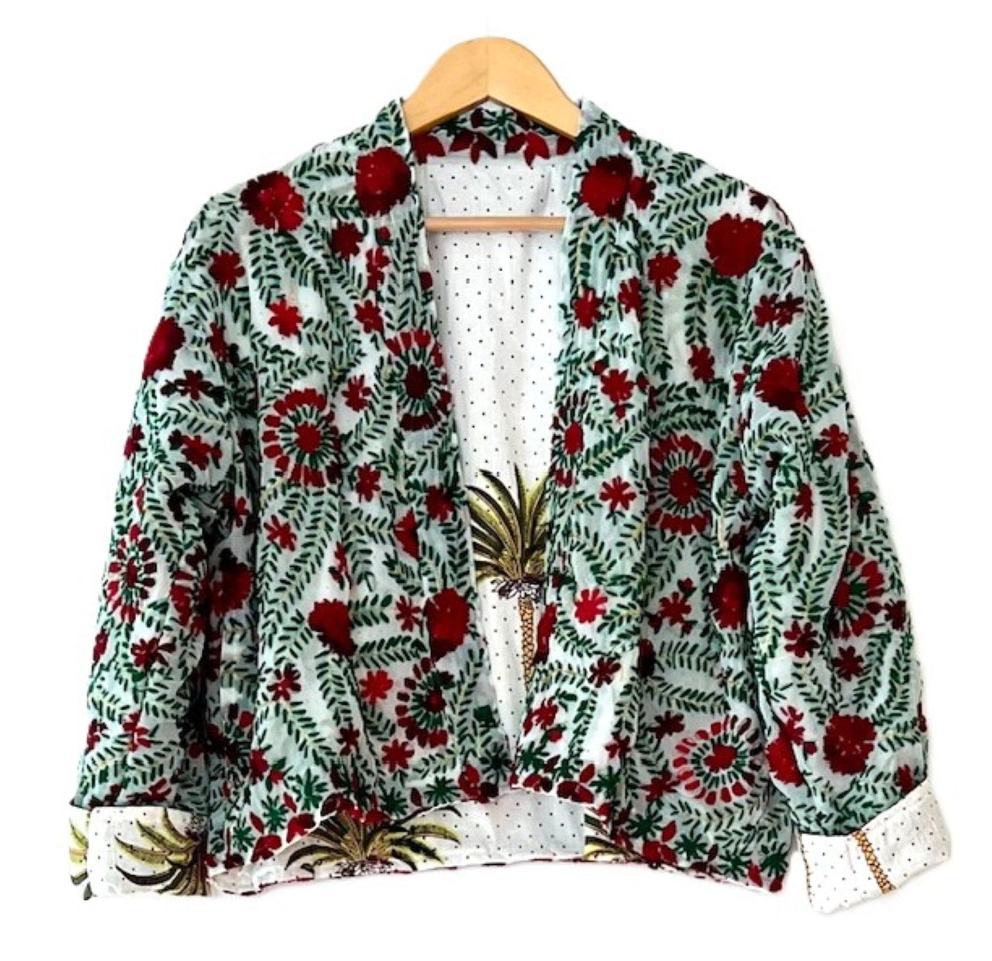 Embroidered Stylish Designer Jackets: Fresh For The New Season. (Navy or Green)