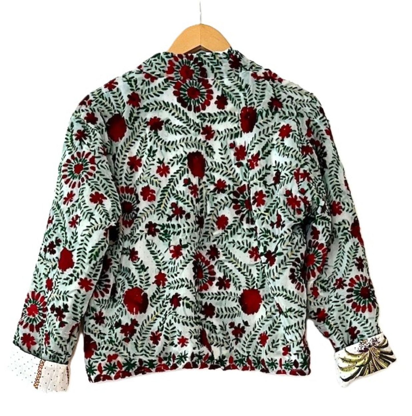 Embroidered Stylish Designer Jackets: Fresh For The New Season. (Navy or Green)